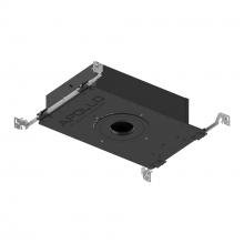 Nora NHAPIC-3R05L33525DP - 3" Apollo Round IC Air-Tight New Construction Housing w/ 0.5" to 0.875" Ceiling Collar,