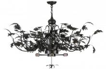 Meyda Tiffany 144580 - 52" Wide Greenbriar Oak Inverted Pendant Hardware