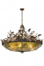 Meyda Tiffany 177615 - 48"W Greenbriar Oak Inverted Pendant