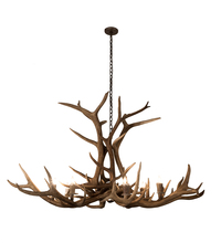 Meyda Tiffany 200452 - 66" Wide Antlers Elk 8 LT Chandelier