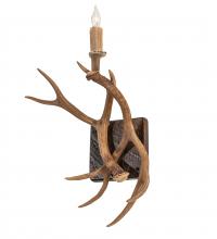 Meyda Tiffany 247849 - 14" Wide Antlers Elk & Mule Deer Wall Sconce