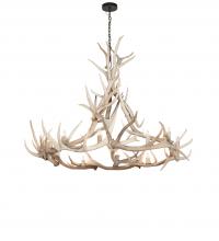 Meyda Tiffany 247851 - 68" Wide Antlers Elk 12 Light Chandelier