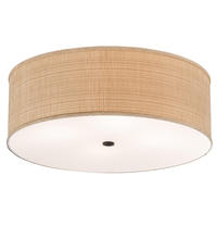 2nd Avenue Designs 205419 - 24" Wide Cilindro Textrene Flushmount