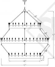  SCH-SUL-3-G-Cus - Sullivan Triple Tier Grande CUSTOM