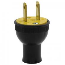 WN Sherbinin 30364 - BLACK ROUND PLUG FOR RND WIRE NOT POLARIZED S