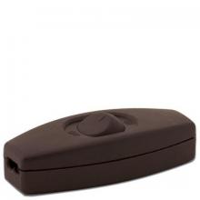 WN Sherbinin 30378 - BROWN ON/OFF PUSH BUTTON LINE SWITCH FOR SPT 