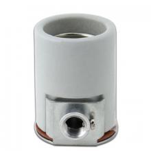 WN Sherbinin 30701 - MED. BASE PORCELAIN SOCKET W/SIDE OUTLET BUSH