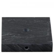 WN Sherbinin 40316 - 6"SQUARE BLACK MARBLE BASE 1/8IP CTR 3/4&