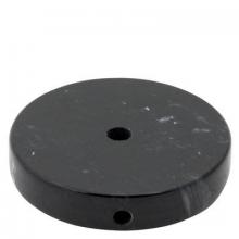 WN Sherbinin 40337 - 5"ROUND BLACK MARBLE BASE 1/8IP CTR 3/4&#