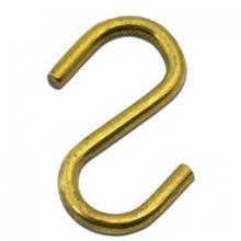 WN Sherbinin 50092 - HOOK BRASS PLATED SMALL 1"HT