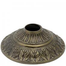 WN Sherbinin 50397 - ANTIQUE FIN CAST CANOPY 4 3/4"DIA W/1 1/1
