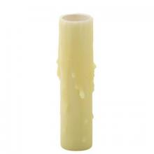 WN Sherbinin 50879 - 6"WAX CANDLE COVER CREAM 1 3/16" ID
