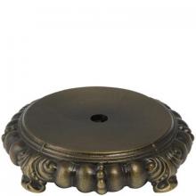 WN Sherbinin 51047 - ANTIQUE FINISH CAST BASE 1 1/4"HT 4"T