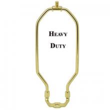 WN Sherbinin 54020 - 7" HARP HEAVY DUTY BRASS PLATED W/BOTTOM