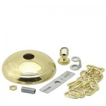 WN Sherbinin 54616 - POLISHED BRASS CHANDELIER CANOPY KIT