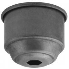 WN Sherbinin 54727 - RAW STEEL CANDLE CUP 1 1/2"HT 1 5/8"F