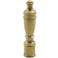 WN Sherbinin 55014 - 2 3/8" BRASS FINIAL TAP 1/4-27