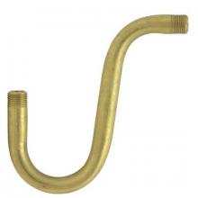 WN Sherbinin 55355 - RAW BRASS J ARM 3 1/2" W X 3 3/8" HT.