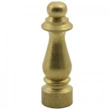 WN Sherbinin 55408 - FINIAL BURNISH & LACQ  TAP 1/4-27