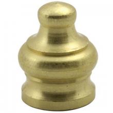 WN Sherbinin 55488 - BURNISHED & LACQ. FINIAL PYRAMID 3/4" HT 