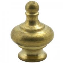 WN Sherbinin 55535 - BURN & LACQ. FINIAL 1 1/4" HT TAP 1/8 IP