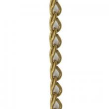 WN Sherbinin 56191 - BRASS DOUBLE JACK CHAIN BY THE FOOT