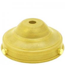 WN Sherbinin 56760 - BRASS 3 1/4" HOLDER PLAIN POL & LACQ W/SC