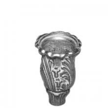 WN Sherbinin 56982 - CAST BRASS CANDLE CUP 2 1/2" HT SWIRL DES