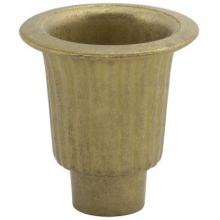 WN Sherbinin 56983 - CAST BRASS RIBBED CANDLE CUP 1 1/4' HT