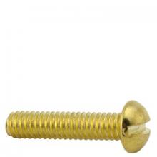 WN Sherbinin 57006 - X 8/32 ROUND HEADED BRASS PLATED SCREW