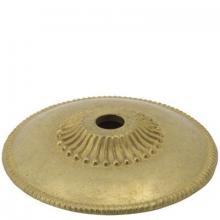 WN Sherbinin 58132 - CAST BRASS CANDLE PLATE 3 1/4" DIA