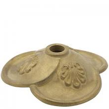 WN Sherbinin 58134 - CAST BRASS CANDLEPLATE 3" DIA