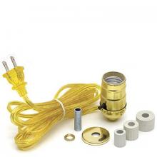 WN Sherbinin 70112 - ELEC. CNDLSTICK ADAPTER KIT GOLD