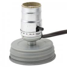 WN Sherbinin 70260 - ZINC MASON COLLAR W/PUSH THRU NICKEL SKT BROW