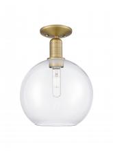 Innovations Lighting 716-1C-BB-G122-10 - Athens - 1 Light - 10 inch - Brushed Brass - Semi-Flush Mount