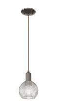 Innovations Lighting 716-1P-OB-G122C-6CL - Athens - 1 Light - 6 inch - Oil Rubbed Bronze - Cord hung - Mini Pendant