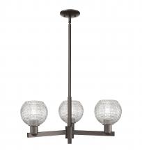 Innovations Lighting 716-3CR-OB-G122C-6CL - Athens - 3 Light - 28 inch - Oil Rubbed Bronze - Stem hung - Flush Mount