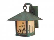 Arroyo Craftsman TRB-12HSGW-VP - 12" Timber Ridge Wall Bracket With Horse Filigree