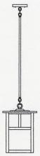 Arroyo Craftsman MSH-10EM-P - 10" mission stem hung pendant without overlay (empty)
