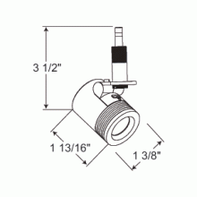 Juno TQJ114 G2 30K 80CRI FL BL - Track Head