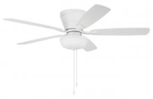 Craftmade WHL52W5C1 - 52" Hugger Ceiling Fan w/ 5 Blades, Light Kit
