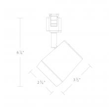 WAC Integrator Tier 1 L-7011-CS-BK - Ocularc 7011 - 5CCT Track Luminaire