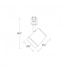WAC Integrator Tier 1 J-7011-CS-BK - Ocularc 7011 - 5CCT Track Luminaire