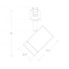 WAC Integrator Tier 1 L-7013-CS-WT - Ocularc 7013 - 5CCT Track Luminaire