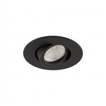 WAC Integrator Tier 1 R2BRA-NCS-BK - Ocular 2.0 5CCT Round Adjustable Trim and Remodel Housing with New Construction Frame-In Kit and D