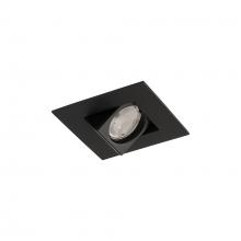 WAC Integrator Tier 1 R2BSA-SCS-BK - Ocular 2.0 5CCT Square Adjustable Trim and Remodel Housing with New Construction Frame-In Kit and